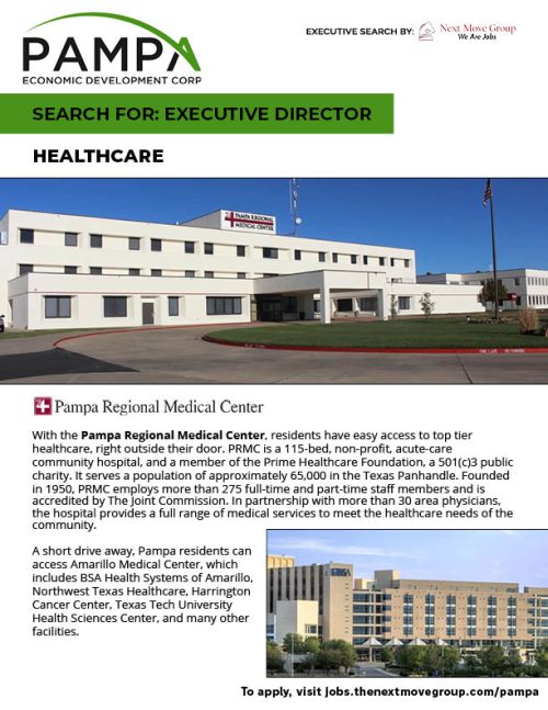 Pampa, TX, Job Profile Next Move Group Jobs Board